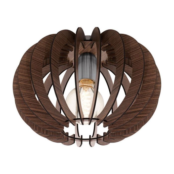 Brown design ceiling light wood, Kiran