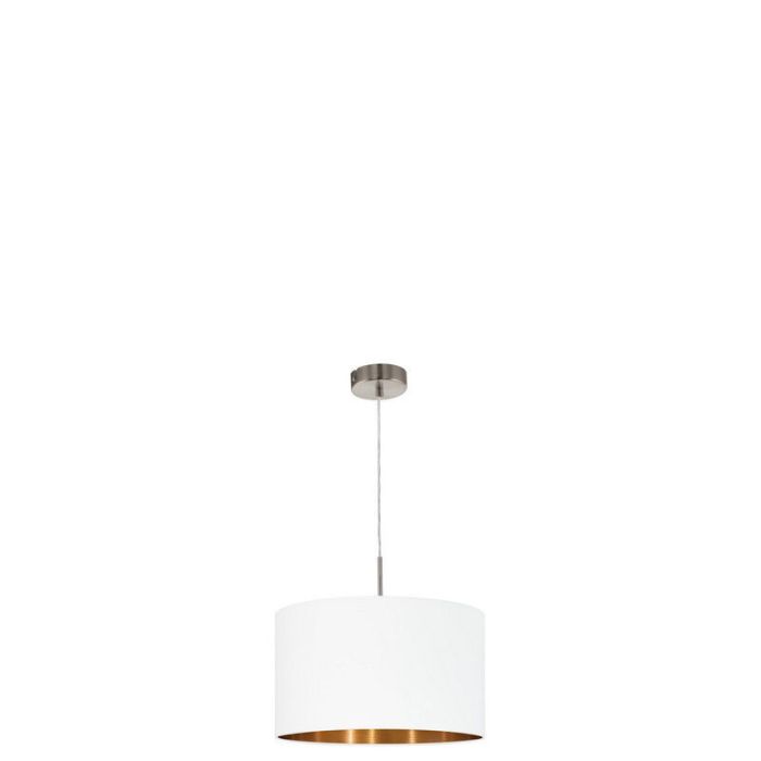 Copper modern pendant light fabric, Abano