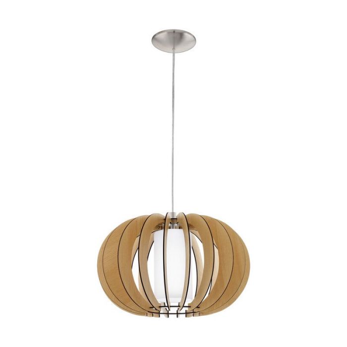 Rustic pendant light wood, Kiran