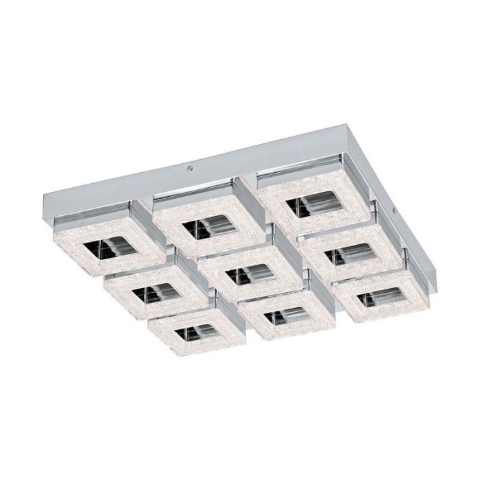 Chrome modern wall light plastic, Arjo, 4W, 3000K LED