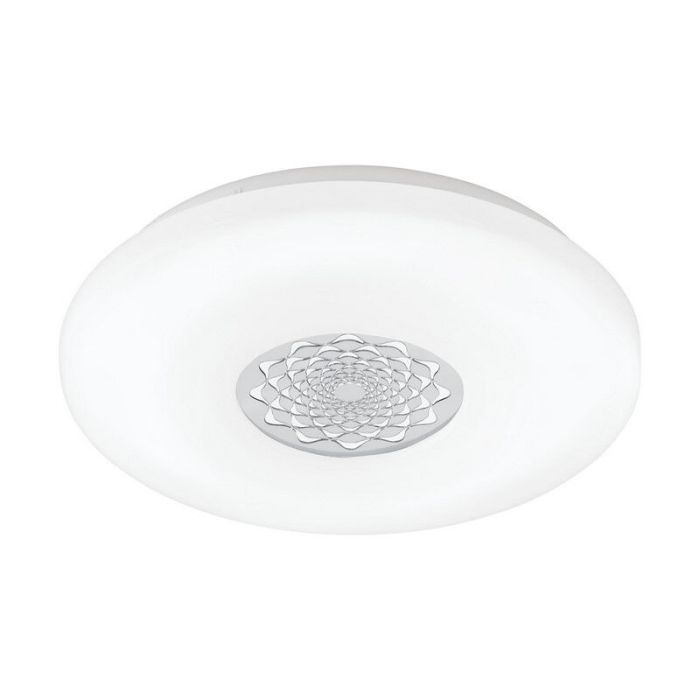 White modern ceiling light plastic, Carmela, 24W, 3000K LED