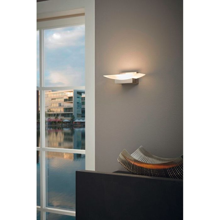 White wall light plastic, Beatriz, 6W, 3000K LED