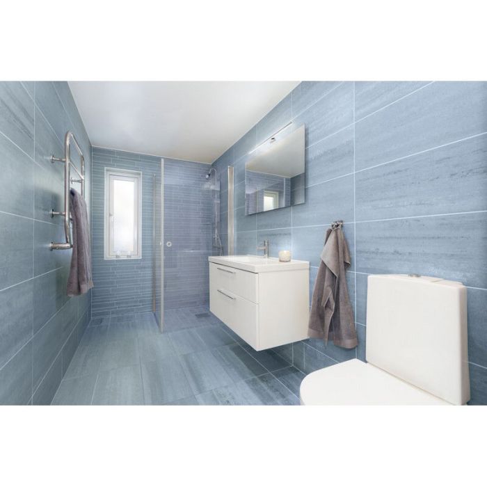 Chrome modern mirror lighting plastic, Nancy, 14W, 4000K LED, IP44