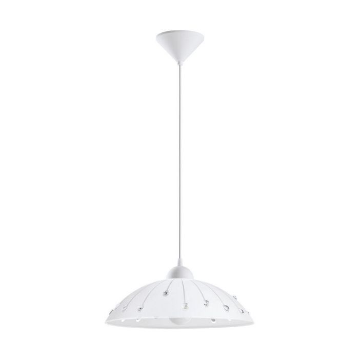 White pendant light glass, Kaj
