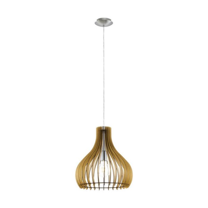 Rustic pendant light wood, Betsy