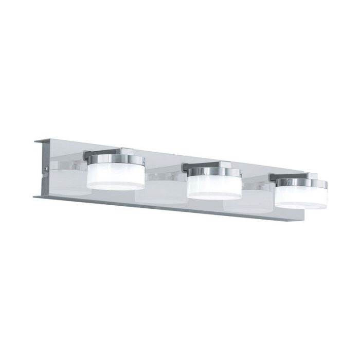 Chrome modern wall light plastic, Busra, 7W, 3000K LED, IP44