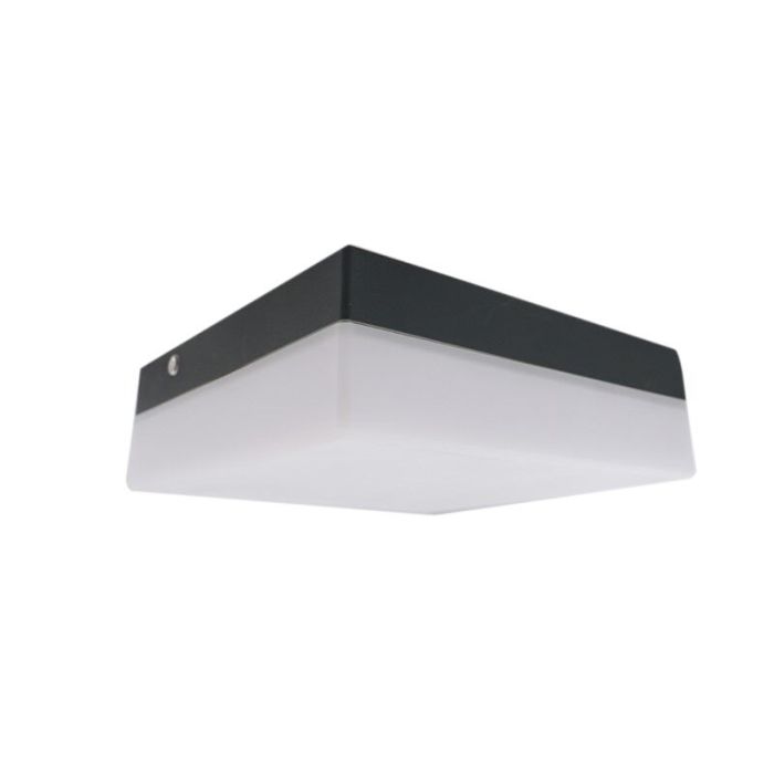 Anthracite modern illuminated house number plastic, Jim, IP44