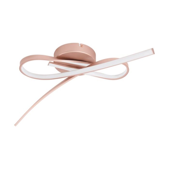 Golden design flush ceiling light aluminium, Josef, 11W, 3000K LED