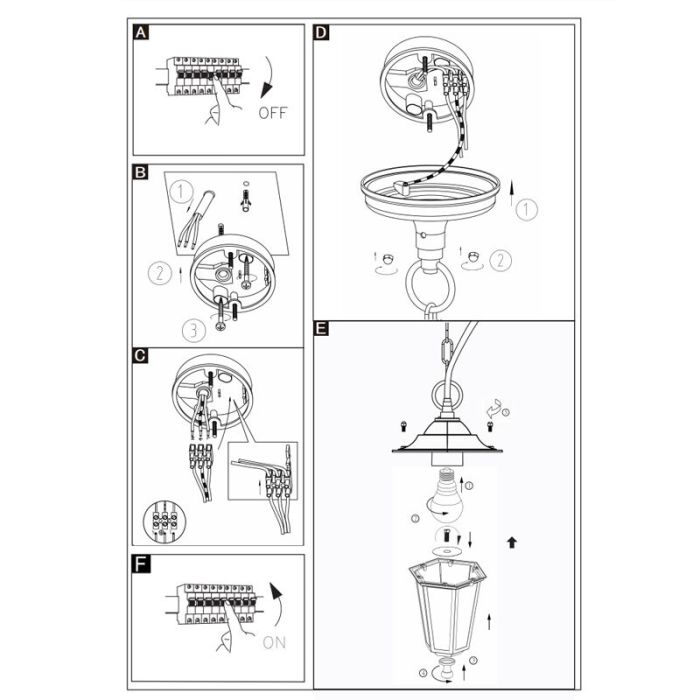 Black outdoor wall light with motion sensor aluminium, Joey, IP44
