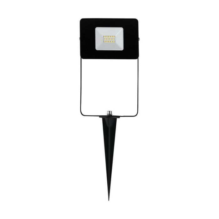 Black modern garden spike light aluminium, Joey, IP65, with switch