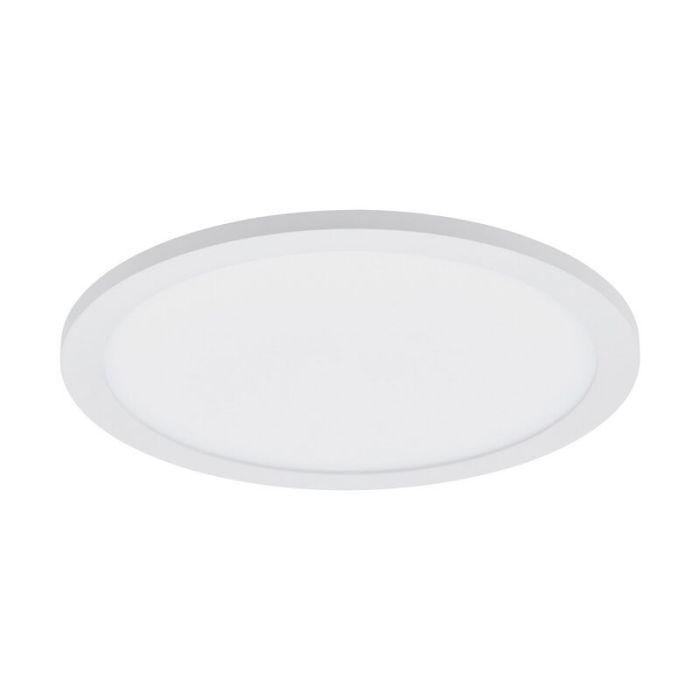 White flush ceiling light aluminium, Ericus, 17W, 4000K LED