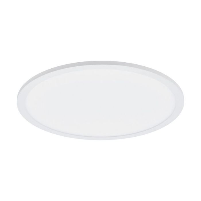 White flush ceiling light aluminium, Ericus, 28W, 4000K LED