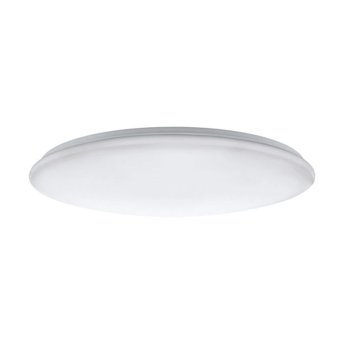 White flush ceiling light steel, Patryk, 80W, adjustable light colour LED