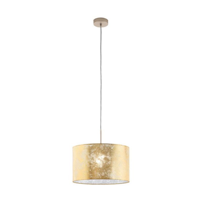 Beige modern pendant light fabric, Megan