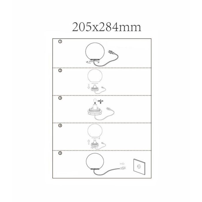 White modern outdoor light plastic, Jovana, IP65, with switch