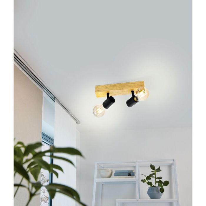 Wood ceiling spotlight brown, Anton