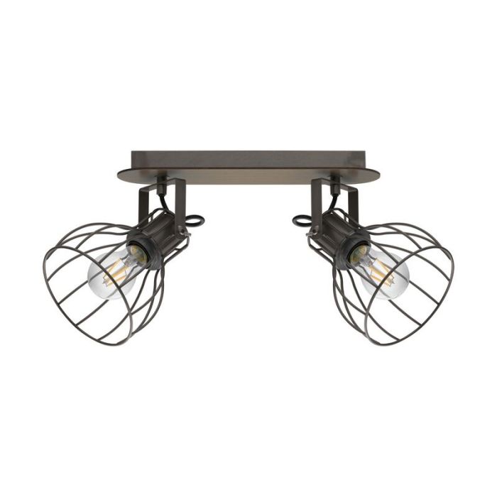 Wood ceiling spotlight brown, Tjarda