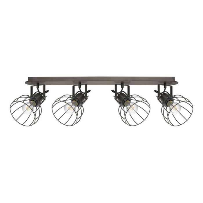 Wood ceiling spotlight brown, Tjarda