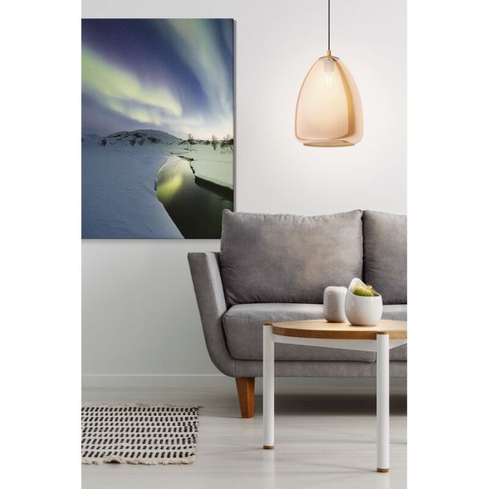 Amber design pendant light glass, Fredericus