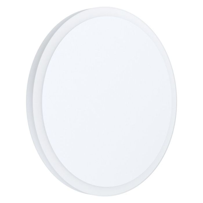 White flush ceiling light steel, Evalien, 8W, 3000K LED