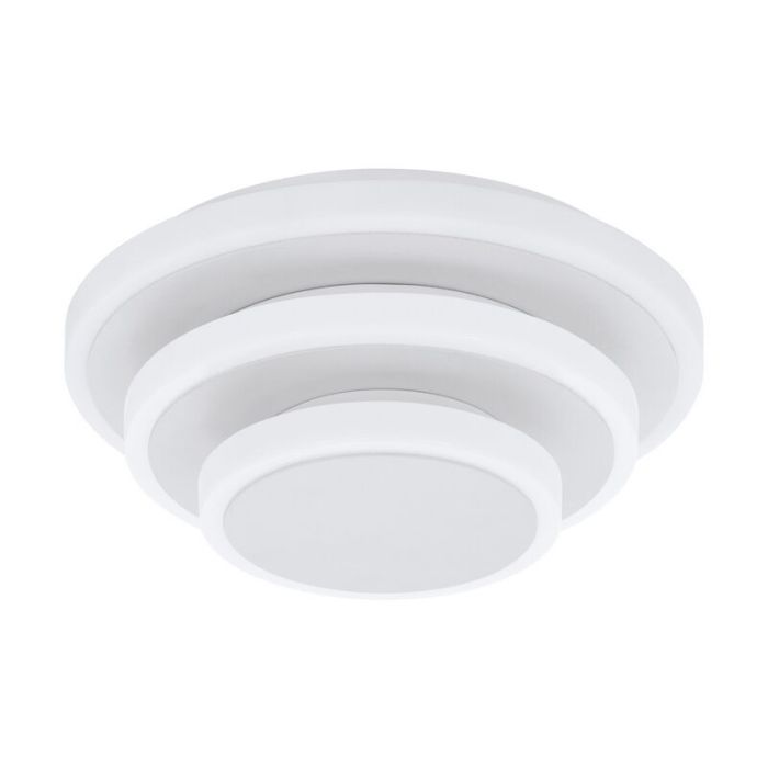 White modern flush ceiling light steel, Nieck, 5W, 3000K LED