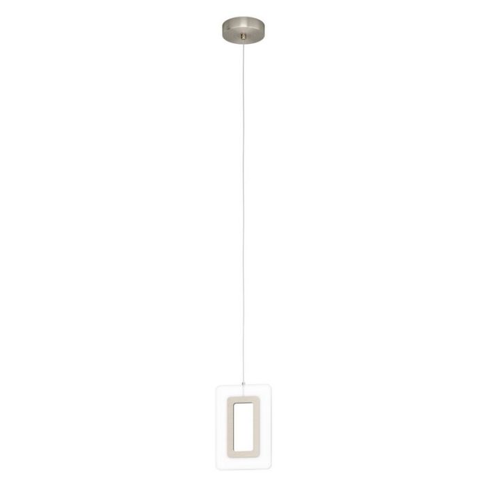 Nickel pendant light plastic, Niels, 5W, 3000K LED