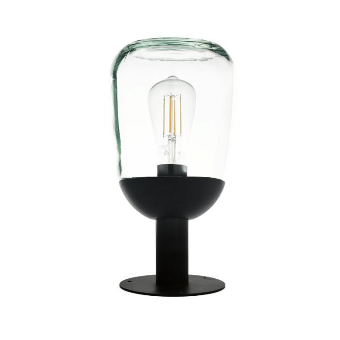 Black modern outdoor light aluminium, Kerwin, IP44