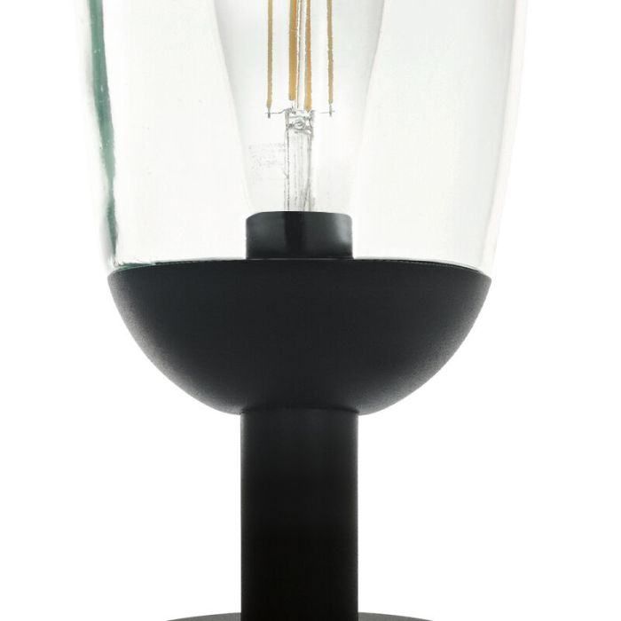 Black modern outdoor light aluminium, Kerwin, IP44