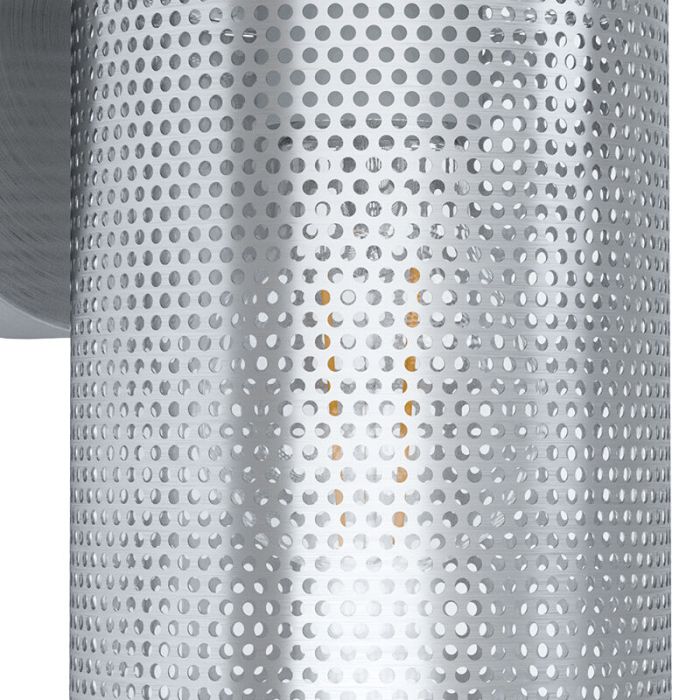 Silver modern outdoor light stainless steel, Liliane, IP44