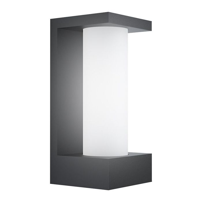 Black modern outdoor light aluminium, Lilianne, 6W, 3000K LED, IP44