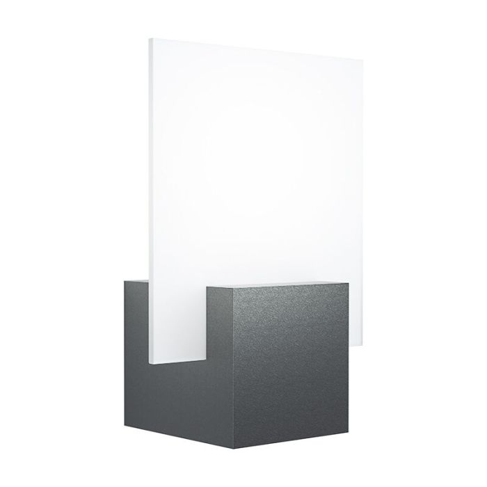 Black modern outdoor light aluminium, Lilith, 6W, 3000K LED, IP44
