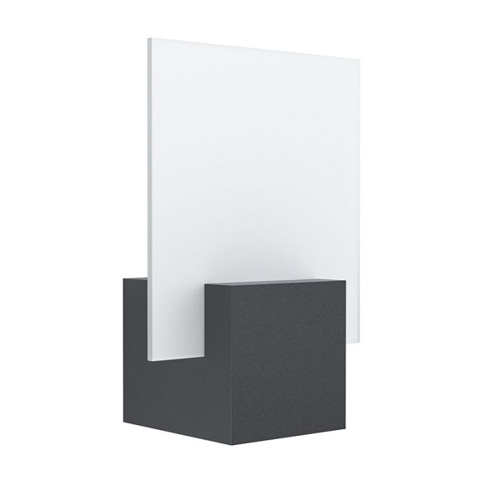 Black modern outdoor light aluminium, Lilith, 6W, 3000K LED, IP44