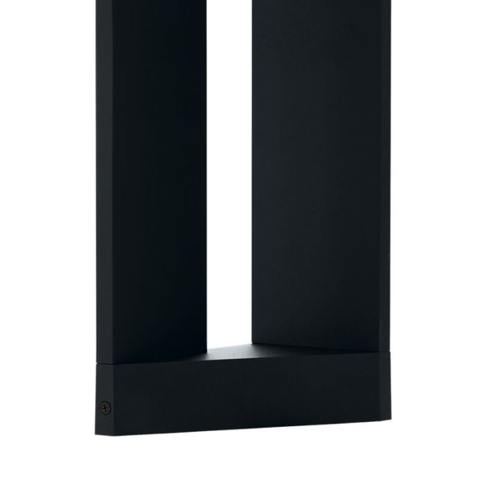 Black modern outdoor light aluminium, Lyke, 10W, 3000K LED, IP54