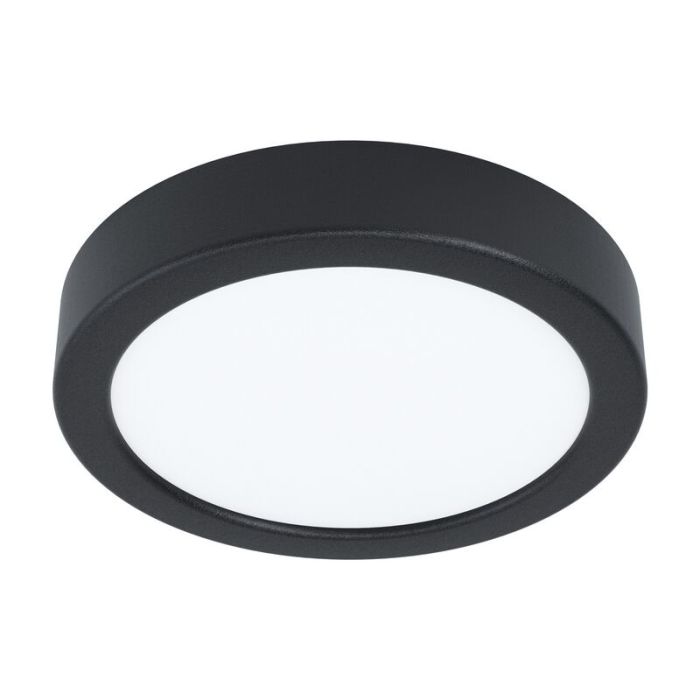 Black ceiling light steel, Pascale, 10W, 4000K LED