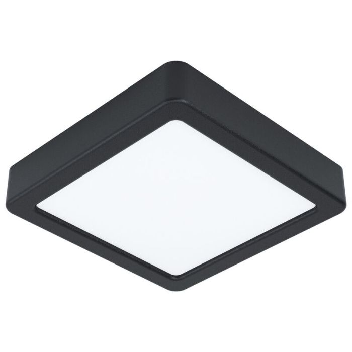 Black ceiling light steel, Pascale, 10W, 4000K LED