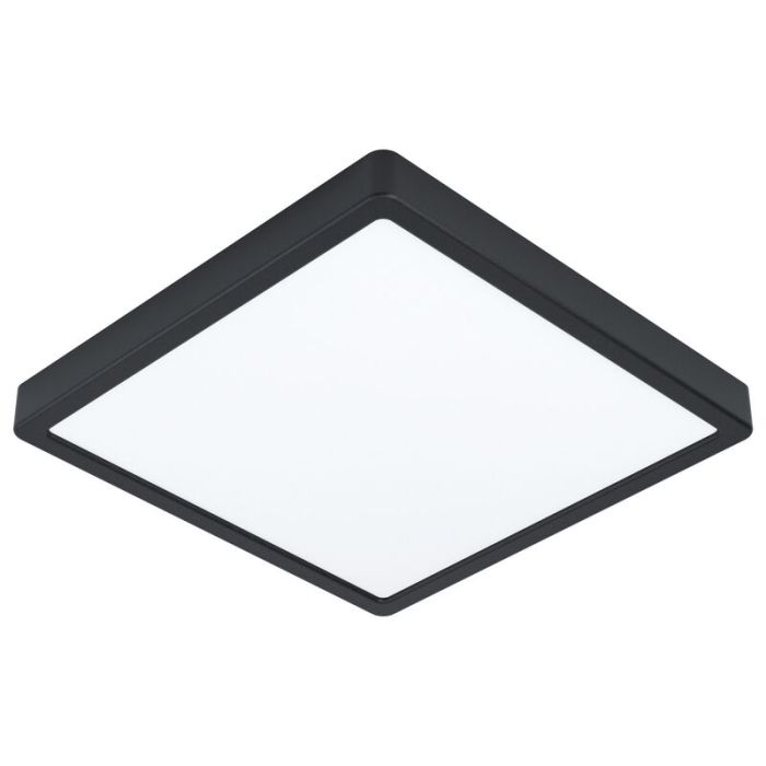 Black ceiling light steel, Pascale, 20W, 4000K LED