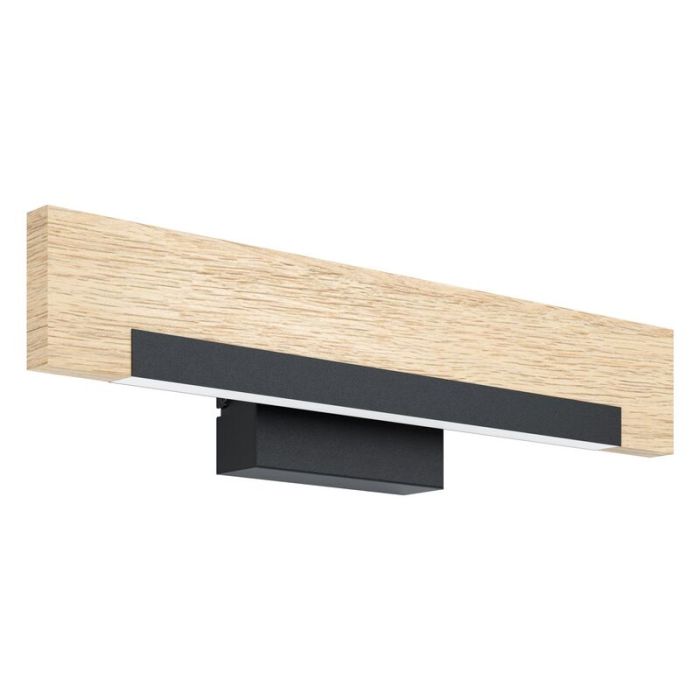 Wood wall light brown, Ludovica, 9W, 3000K LED
