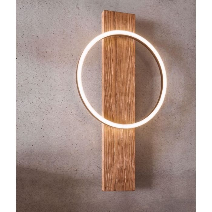 Wood wall light brown, Annebel, 12W, 3000K LED