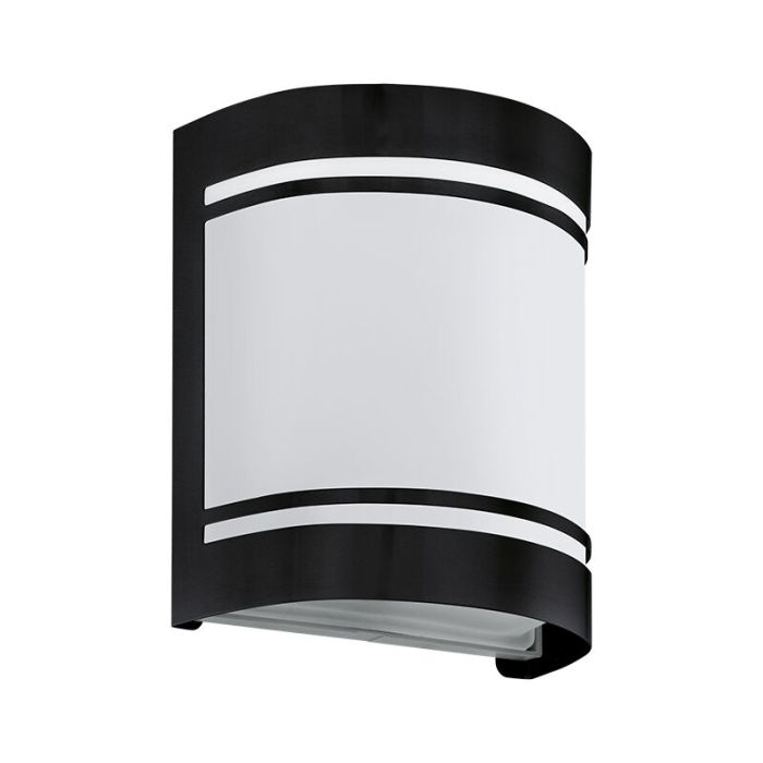 Black modern outdoor light steel, Aartje, IP44