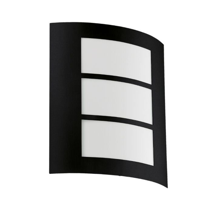 Black modern outdoor light steel, Aartje, IP44
