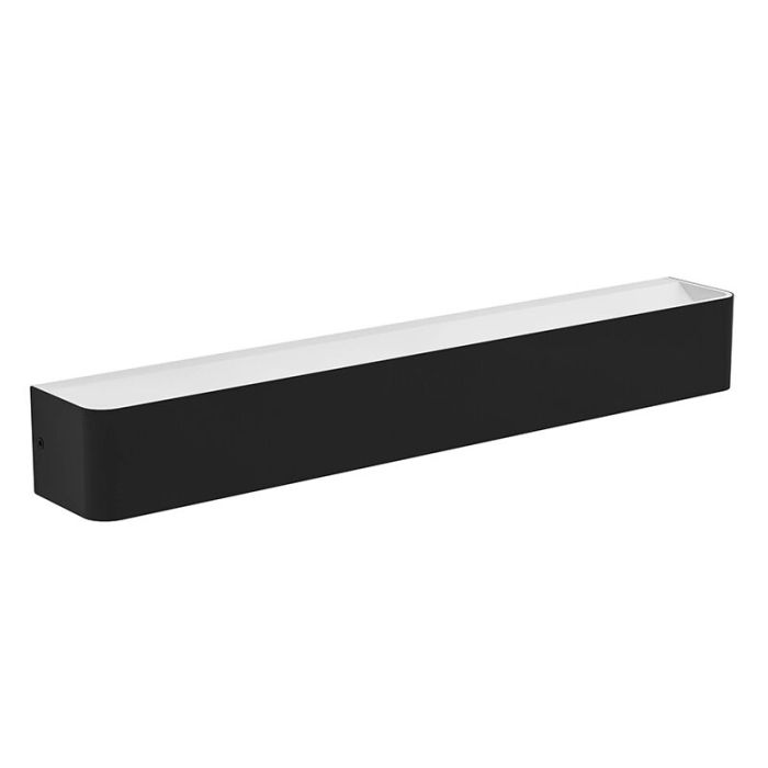 Black modern bathroom wall light aluminium, Rafael, 26,5W, 3000K LED, IP44