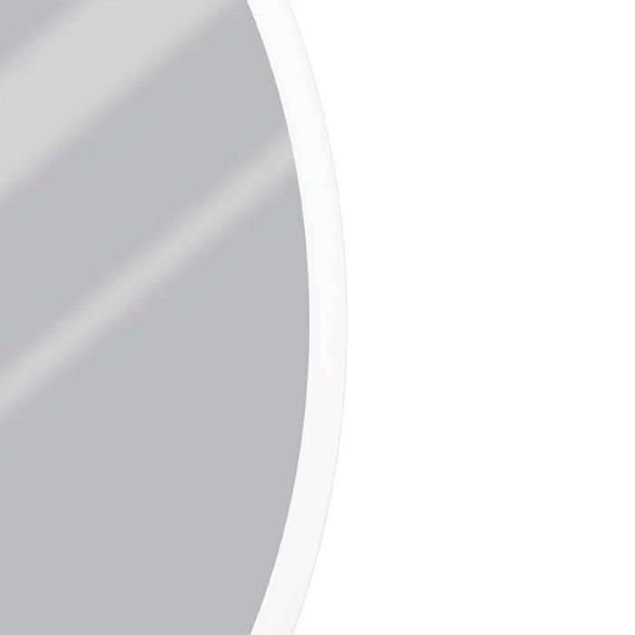 Grey modern mirror with light glass, Bibi, 15,3W, 4000K LED, IP44, with switch