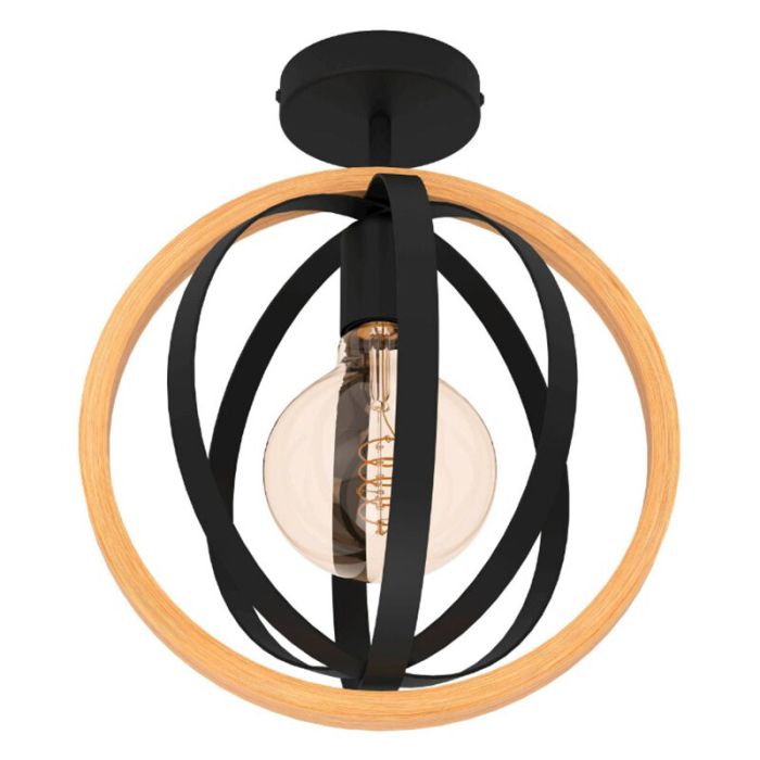 Wood ceiling light brown, Angeline