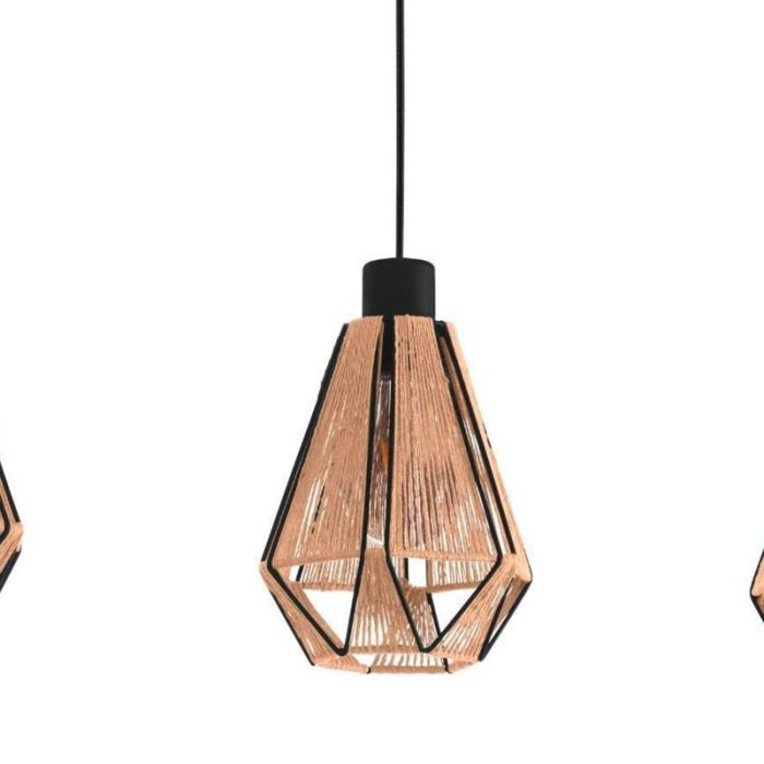 Brown rustic pendant light steel, Yessica