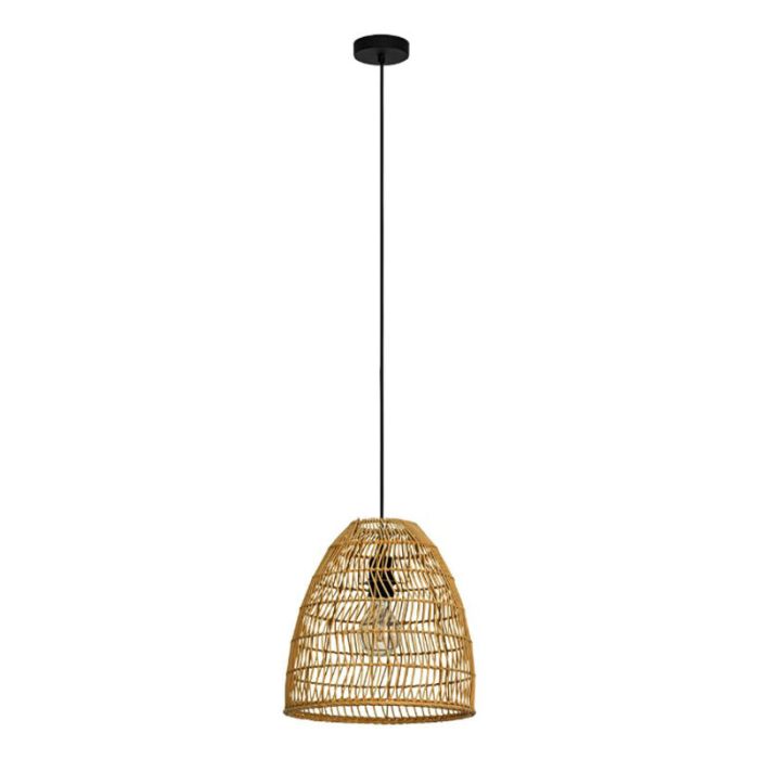 Wood pendant light brown, Wilfried
