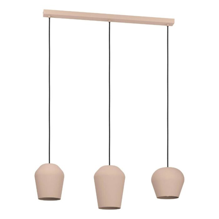 Taupe rustic pendant light aluminium, Thirsa