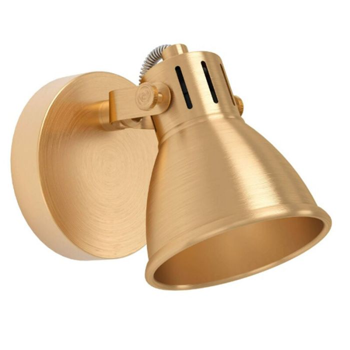 Golden industrial wall spotlight aluminium, Tinke