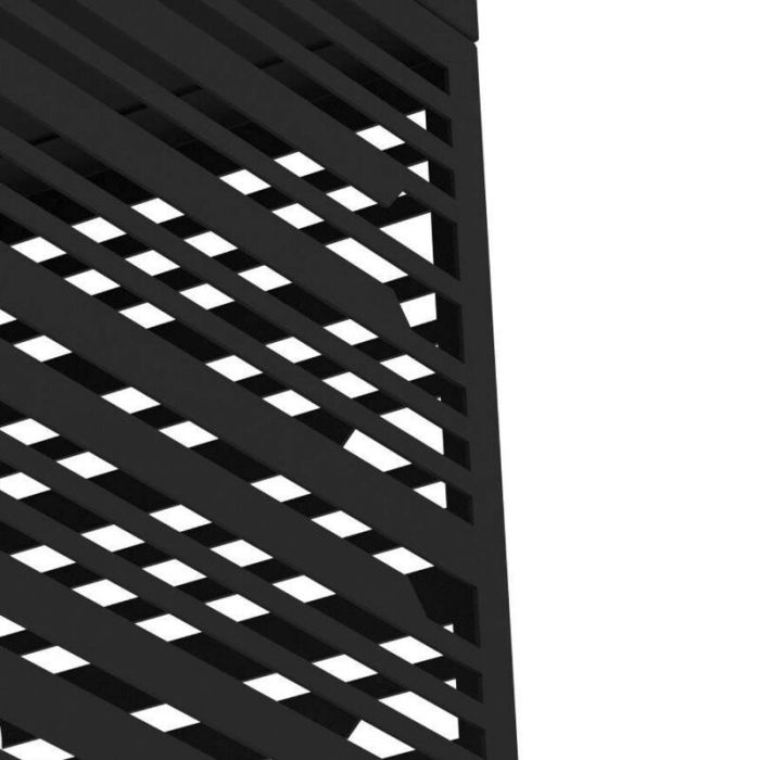 Black industrial ceiling light aluminium, Lennaert