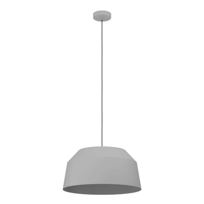 Grey rustic pendant light aluminium, Teddie