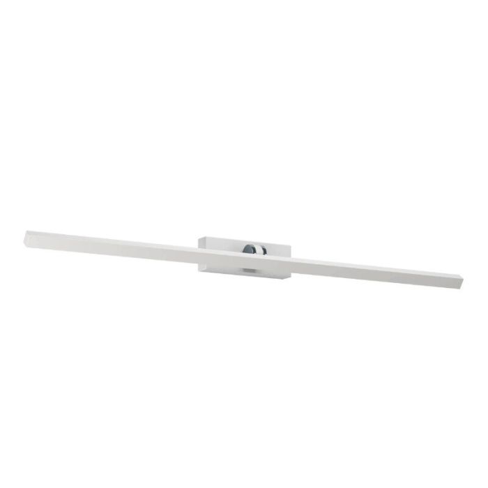 White modern mirror lighting plastic, Keisha, 5W, warm to cold white adjustable LED, IP44, 3-step dimmable